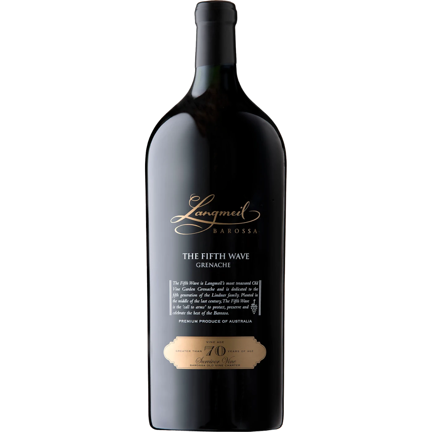 Langmeil Winery The Fifth Wave Grenache Imperial, a vibrant and significant large format wine ideal for gifting and making a statement at events.